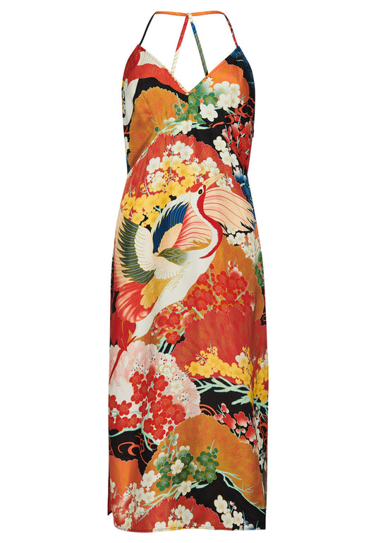 Superdry & Co SUPERDRY Midi Halter Slip Dress (SU221C0U4-T11) Women