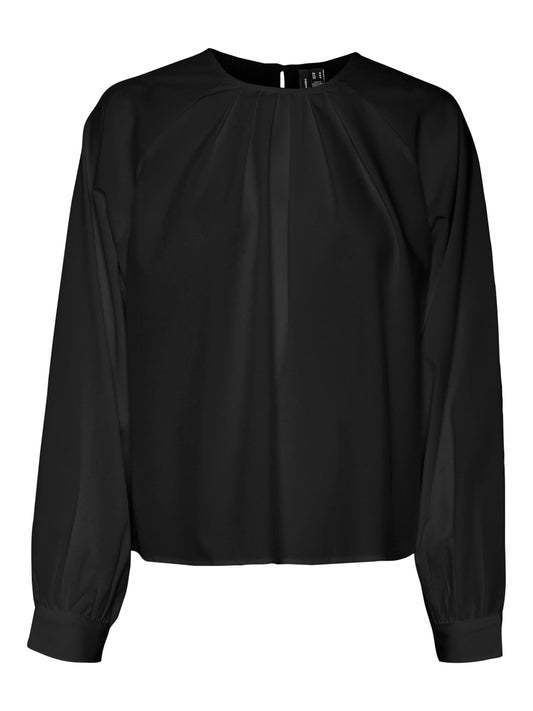 Vero Moda VMSIW SOFIE O-NECK LS TOP WVN GA (11565874) Women