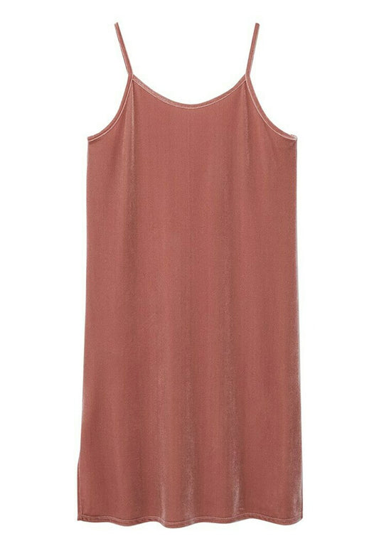 Mango Kids Korte fluwelen jurk pink (M9123F0KS-J11) Kids