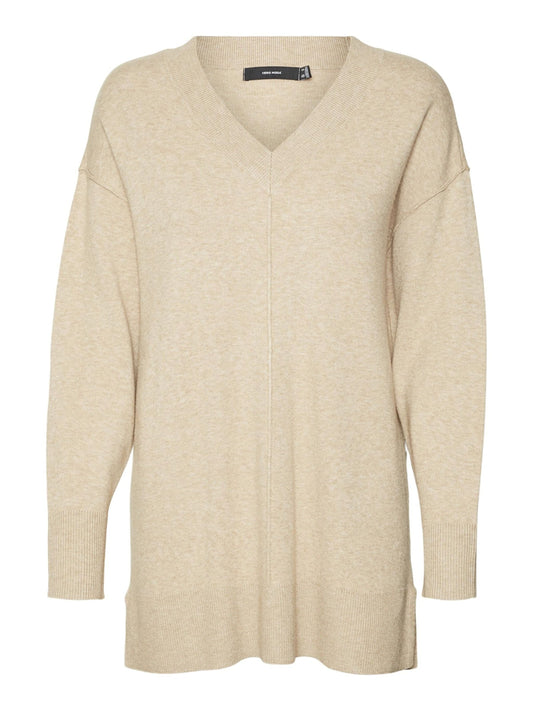 Vero Moda VMGOLD LINK LS LONG V-NECK PULLOVER BOO (13762095) Women