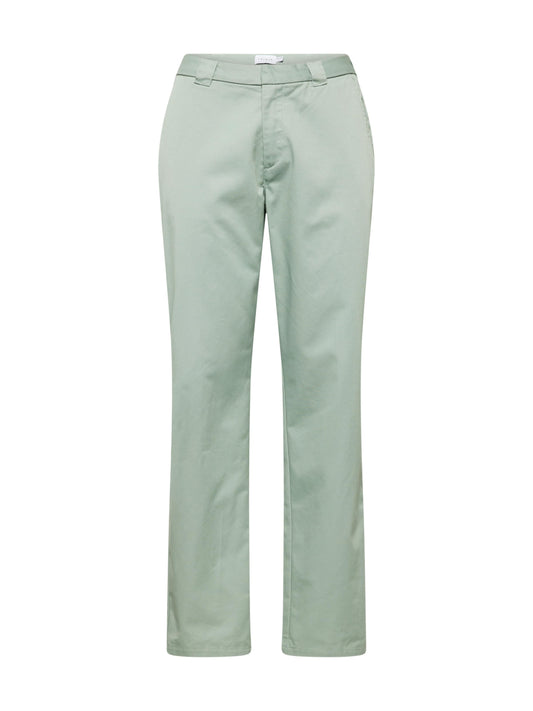 Topman straight trousers in sage (12443518) Men