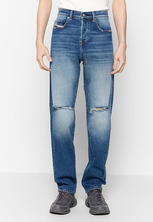 Diesel 2020 D-VIKER-R L.34 PANTALONI Blue (ZZO2UVYAQ-K00) Men