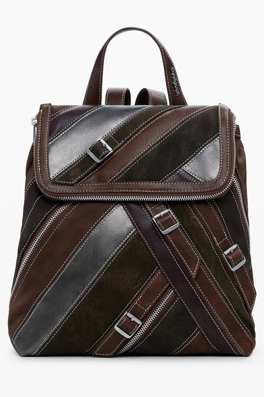 DESIGUAL Backpack Brown (25WAKP26_MA6075) Women