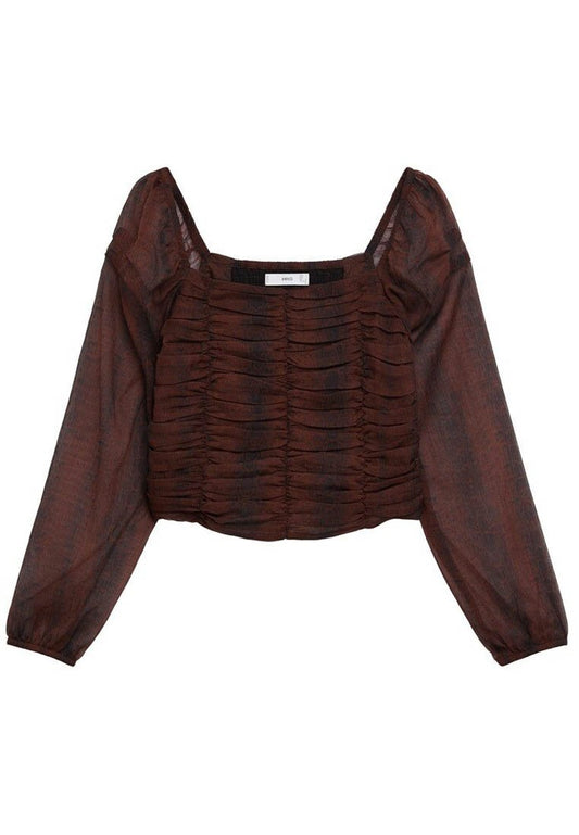 Bedruckte chiffonbluse Women