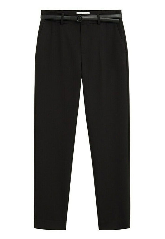 Mango Trousers met ceintuur Black (M9121A25L-Q11) Women