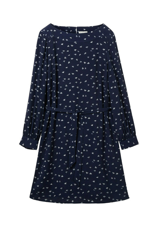 TOM TAILOR Kleider & Jumpsuits Gemustertes Kleid mit LENZING(TM) ECOVERO(TM) Women
