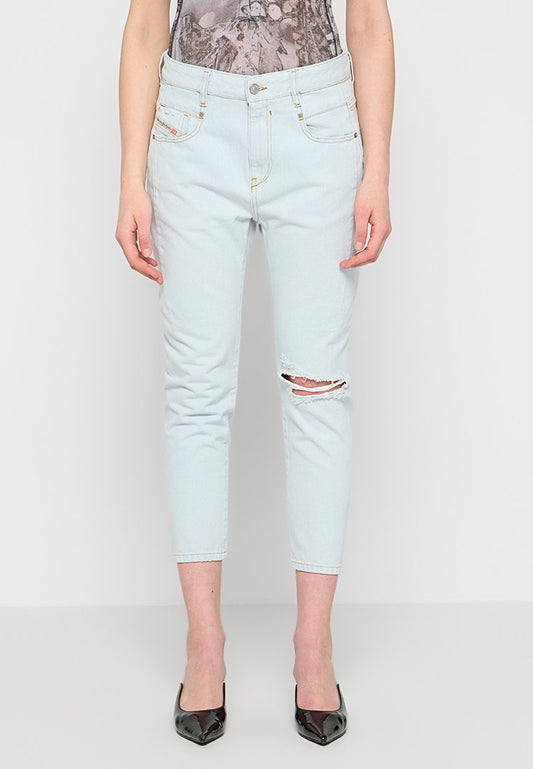 Diesel D-FAYZA L.32 PANTALONI Light Blue (ZZO2V2C07-A00) Women