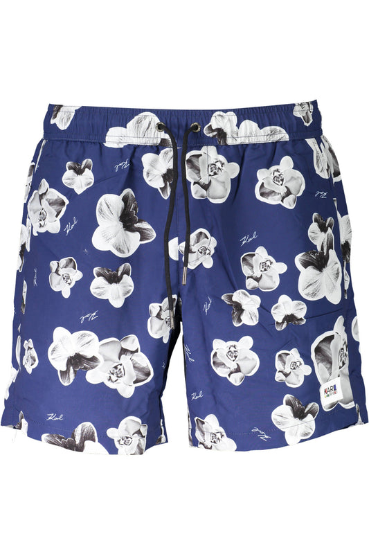 KARL LAGERFELD BEACHWEAR Swimwear (KL20MBM12_50678C6_BLUNAVY) Men