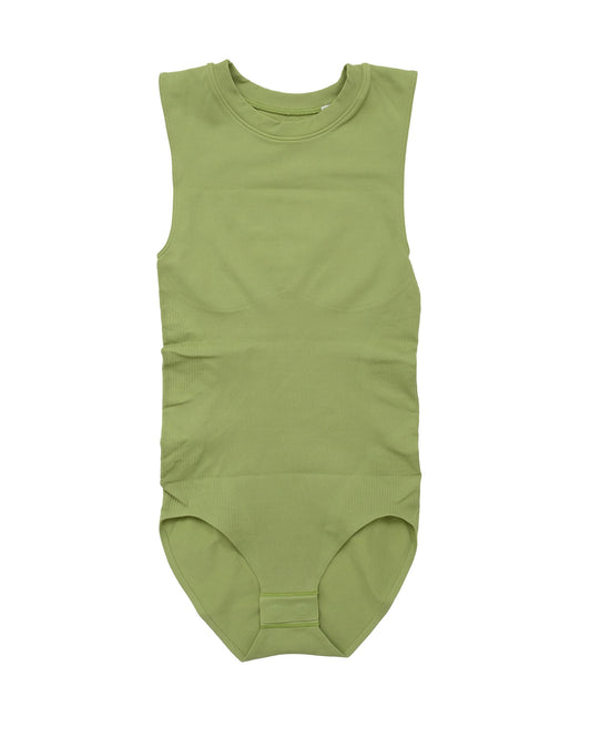 Calvin Klein Womens Bodysuit LV00QF8325CWX Green