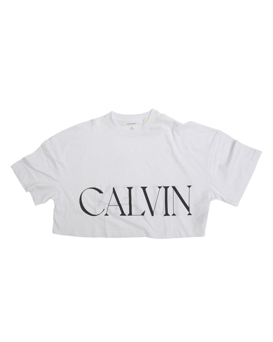 Calvin Klein Womens T-Shirt LV047D206GYAA White