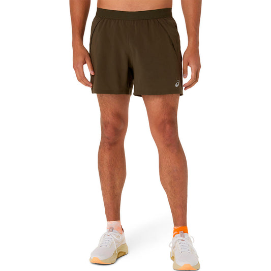 ASICS Shorts Road 5 Brown Stone" (2011D247-200) Men