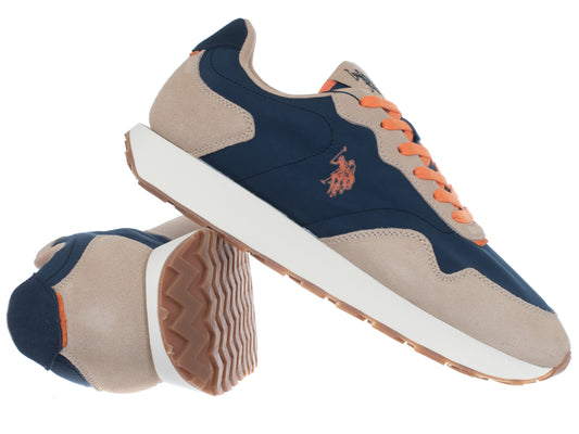U.S. Polo Assn. Shoes ALEXIS004 BEI BLU02 (6693) Men