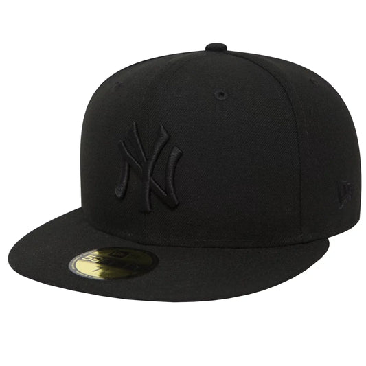 New Era Cap With Peak FULLCAP BLACK ON BLACK NEYY 10000103 (9641) Men