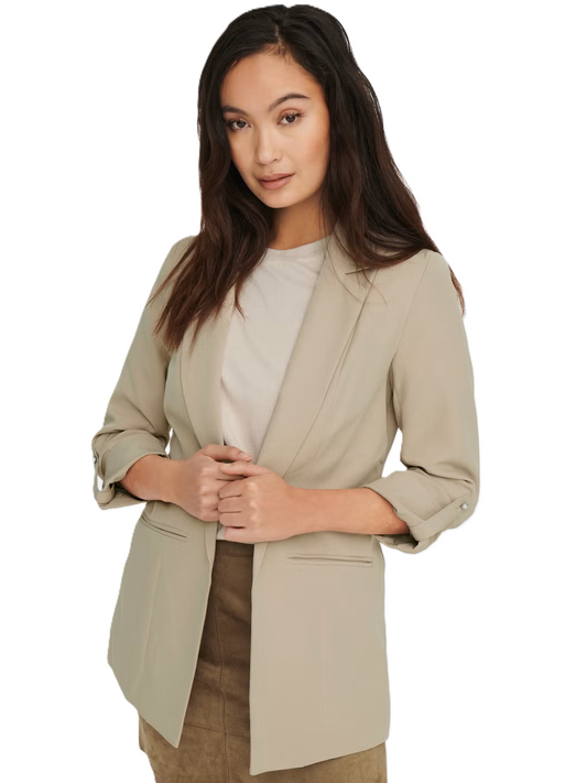 ONLY Blazer Women's ONLKAYLE-OREEN LIFE BLAZER TLR NOOS OXFORD TAN (10551) Women