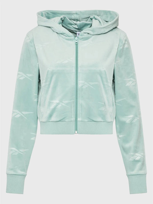 Reebok Sweatshirt Women's Z Hooded CL ENERGY Q4 VELOUR FZ (7035) Men