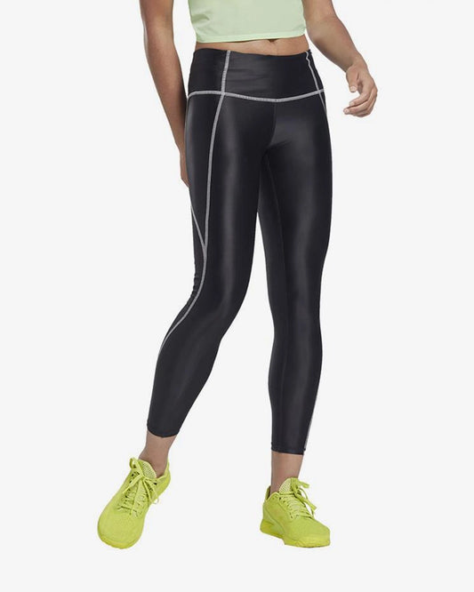 Reebok Leggings Women's S SHINY MESH TIGHT (7685) Women