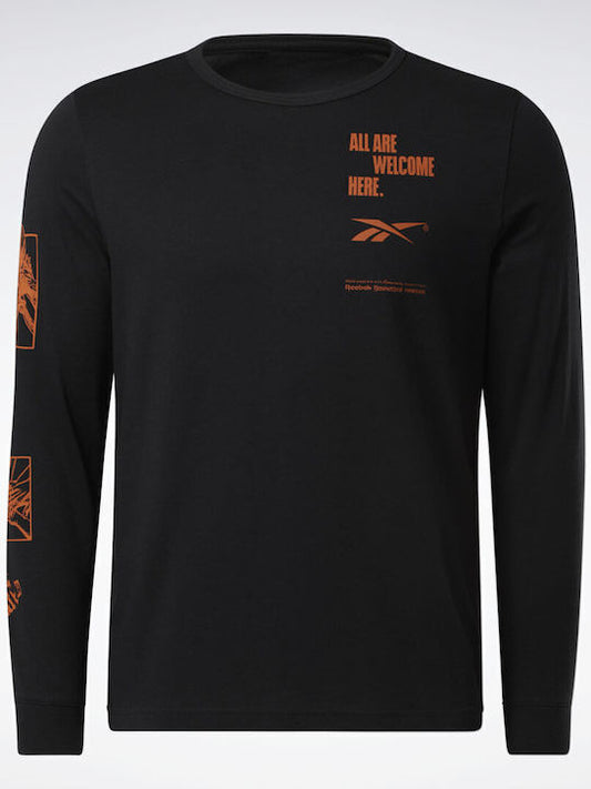Reebok LONGSLEEVE Men's BB BASKETBALL AAWH LS TEE (7798) Men