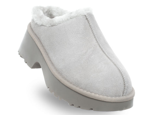 SOLO SOPRANI COUTURE Shoes Women's REMY SUEDE FUR CIMENT (8153) Women