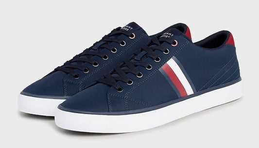 Tommy Hilfiger Shoes Men's TH HI VULC LOW STRIPES MESH (7735) Men