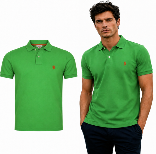 U.S. Polo Assn. Men's T-shirt POLO Green (6559) Men