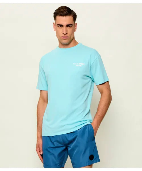 Plein Sport GEO T-SHIRT (PS26MTS03_90_PASTEL_BLUE) Men