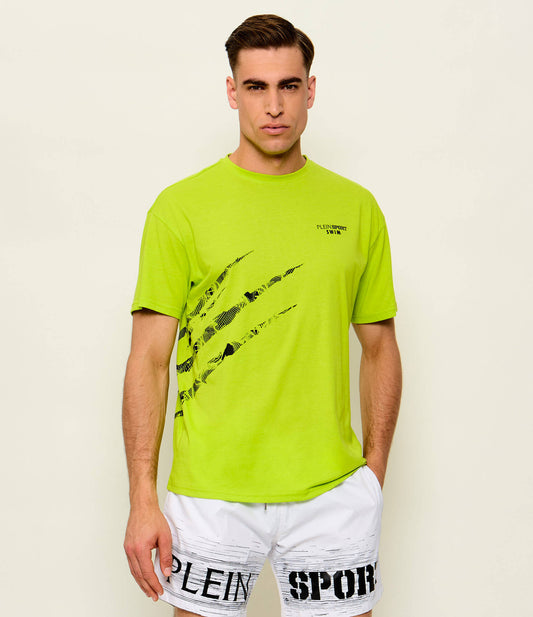 Plein Sport SCRATCH T-SHIRT (PS26MTS14_29_YELLOW_FLUO) Men