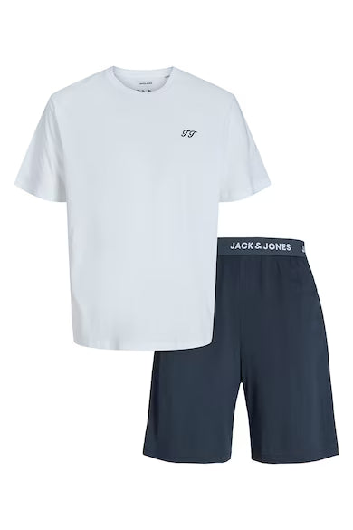 Jack & Jones Additionals JACOMAHA SS TEE AND SHORTS SET W White (12276880-White) Men