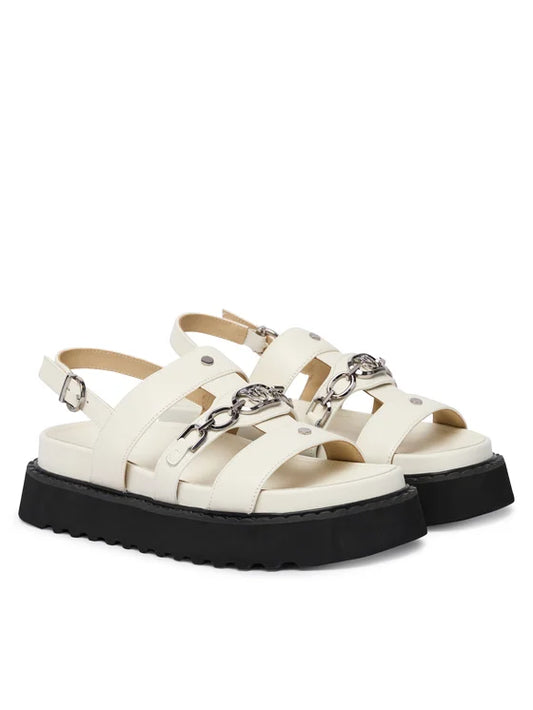 KATE 06 - SANDAL CALF LEATHER MILK Women