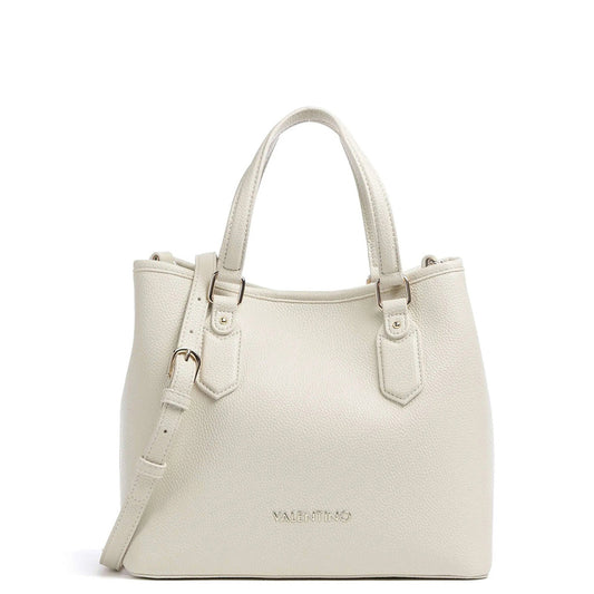 Mario Valentino Cream Leather Handbag Small (VBS7LX05-991) Women